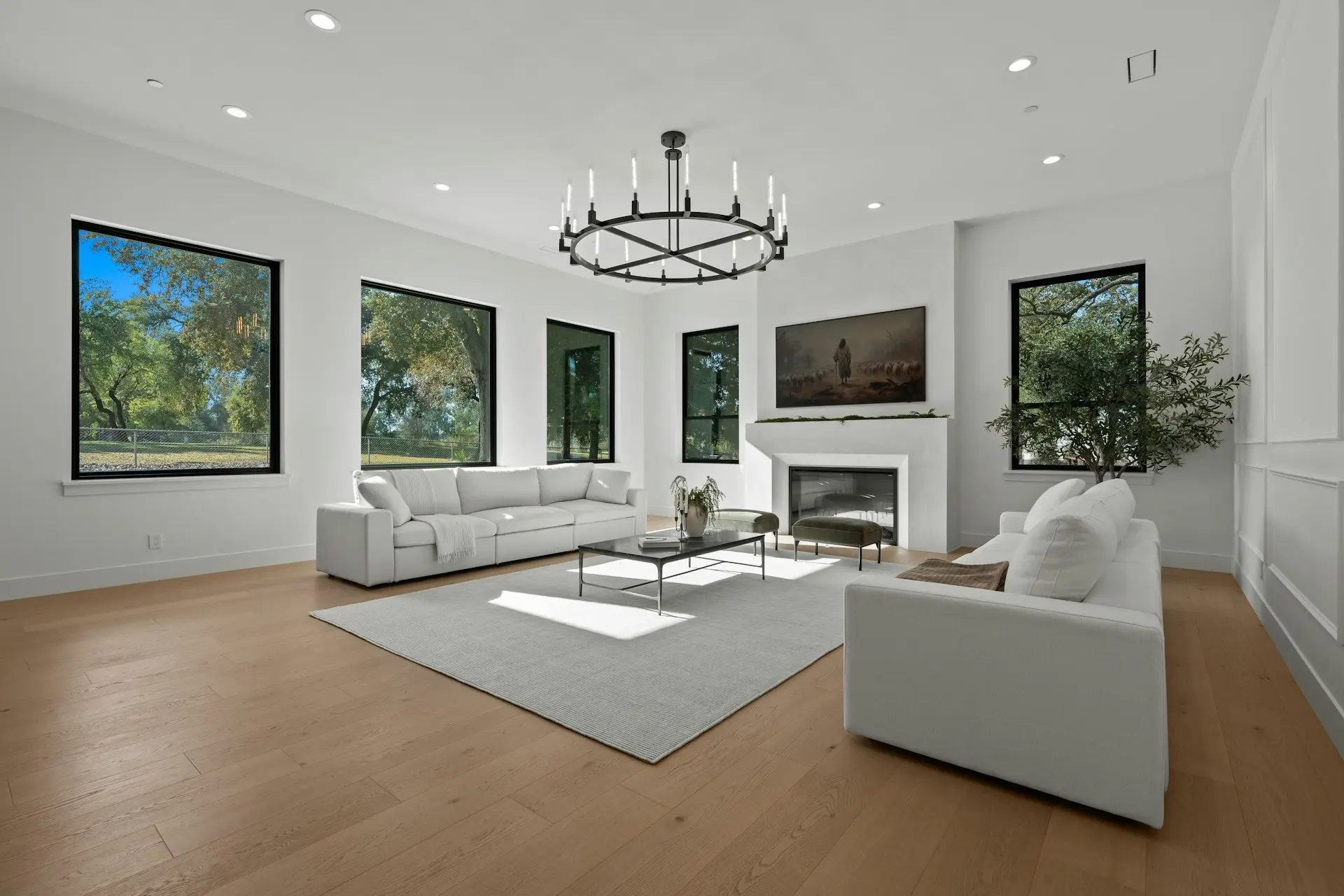 Luxury Vinyl Living Room Installation in San Jose, CA